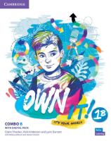 Own it! L1B Combo B with Digital Pack. Autor: Claire Thacker, Anderson Vicki, Durrant Lynn, Wilson Melissa, Vincent Daniel. SmakLiter.pl Okładka książki Own it! L1B Combo B with Digital Pack