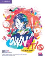 Own it! L2A Combo A with Digital Pack. Autor: Claire Thacker, Stuart Cochrane, Cornford Annie, Reid Andrew, Vincent Daniel. SmakLiter.pl Okładka książki Own it! L2A Combo A with Digital Pack