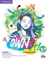 Own it! Level 3 Combo A with Digital Pack. Autor: Lewis Samantha, Vincent Daniel, Cornford Annie, Reid Andrew. SmakLiter.pl Okładka książki Own it! Level 3 Combo A with Digital Pack