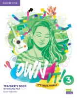 Own it! Level 3 Teacher's Book with Digital Resource Pack. Autor: Holcombe Garan. SmakLiter.pl Okładka książki Own it! Level 3 Teacher's Book with Digital Resource Pack