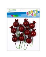 Opakowanie Owoc dzikiej róży na druciku 1,8cm 10szt
