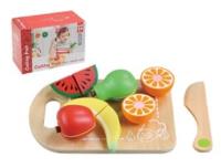 Opakowanie Owoce drewniane do krojenia