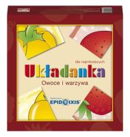 Owoce i warzywa. Układanka dla najmłodszych w.2022. Autor:   Praca zbiorowa. SmakLiter.pl Okładka książki Owoce i warzywa. Układanka dla najmłodszych w.2022