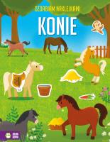 Ozdabiam naklejkami Zachwycające konie. Autor: Protasewicz Ewelina. SmakLiter.pl Okładka książki Ozdabiam naklejkami Zachwycające konie