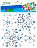 Opakowanie Ozdoba BN samoprzylepne kryształki śnieżki