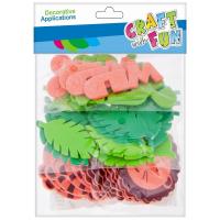 Opakowanie Ozdoba samoprzylepna dziki las 3w1 48szt