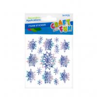 Opakowanie Ozdoba samoprzylepna gwiazdki 34szt