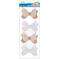 Opakowanie Ozdoba samoprzylepna skrzydła materiałowe 4szt