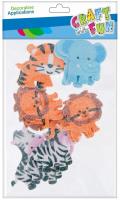 Opakowanie Ozdoba samoprzylepna zwierzątka dzikie 3w1 13szt