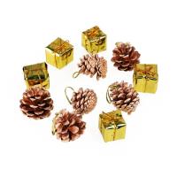 Opakowanie Ozdoby choinkowe złote 12szt