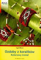 Okładka książki Ozdoby z koralików kolorowy trend