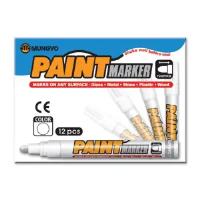 Paczka Marker olejowy Mungyo biały 12szt.. Wydawca: Mungyo. SmakLiter.pl Opakowanie Paczka Marker olejowy Mungyo biały 12szt.