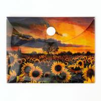 Opakowanie Paczka Teczka A7 kopertowa PP Słoneczniki 5 szt.