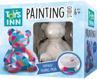 Painting studio figurka gipsowa Miś STnux. Wydawca: Stnux. SmakLiter.pl Opakowanie Painting studio figurka gipsowa Miś STnux