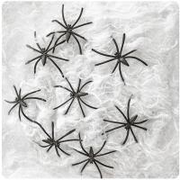 Opakowanie Pajęczyna halloween z pająkami 8szt