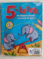Pakiet 5-latek + kolorowamka MIX. Autor:   Praca zbiorowa. SmakLiter.pl Okładka książki Pakiet 5-latek + kolorowamka MIX