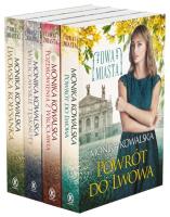 Pakiet: Dwa miasta 1-4. Autor: Monika Kowalska. SmakLiter.pl Okładka książki Pakiet: Dwa miasta 1-4