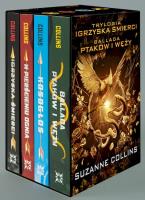 Pakiet Igrzyska śmierci. Tom 1-4. Autor: Suzanne Collins. SmakLiter.pl Okładka książki Pakiet Igrzyska śmierci. Tom 1-4