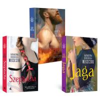 Pakiet Kwiat paproci. Szeptucha / Przesilenie / Jaga. Autor: Katarzyna Berenika Miszczuk. SmakLiter.pl Okładka książki Pakiet Kwiat paproci. Szeptucha / Przesilenie / Jaga