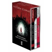 Pakiet: Miasto duchów/ Korytarz kości/ Most Dusz. Autor: Victoria Schwab. SmakLiter.pl Okładka książki Pakiet: Miasto duchów/ Korytarz kości/ Most Dusz