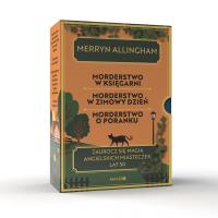 Pakiet Morderstwo w zimowy dzień, Morderstwo w księgarni, Morderstwo o poranku. Autor: Allingham Merryn. SmakLiter.pl Okładka książki Pakiet Morderstwo w zimowy dzień, Morderstwo w księgarni, Morderstwo o poranku