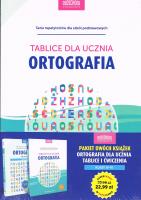 Pakiet: Ortografia dla ucznia. Autor: Mariola Rokicka. SmakLiter.pl Okładka książki Pakiet: Ortografia dla ucznia