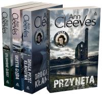Pakiet Przynęta / Droga przez kłamstwa / Ukryta głębia / Stłumione głosy. Autor: Cleeves Ann. SmakLiter.pl Okładka książki Pakiet Przynęta / Droga przez kłamstwa / Ukryta głębia / Stłumione głosy