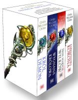 Pakiet Siedem królestw. Król Demon / Wygnana królowa / Tron Szarych Wilków / Karmazynowa Korona wyd. 2022. Autor: Williams Chima Cinda. SmakLiter.pl Okładka książki Pakiet Siedem królestw. Król Demon / Wygnana królowa / Tron Szarych Wilków / Karmazynowa Korona wyd. 2022