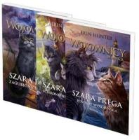 Pakiet: Szara pręga. Trylogia. Autor: Erin Hunter. SmakLiter.pl Okładka książki Pakiet: Szara pręga. Trylogia