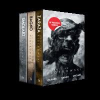Pakiet Zaraza / Bagno / Smolarz. Igor Brudny. Tomy 4-6. Autor: Piotrowski Przemysław. SmakLiter.pl Okładka książki Pakiet Zaraza / Bagno / Smolarz. Igor Brudny. Tomy 4-6