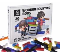Opakowanie Pałeczki drewniane do liczenia 56szt