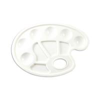 Opakowanie Paletka do mieszania kolorów owalna, 10 przegródek