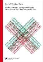 Okładka książki Pamięć kulturowa a symptomy traumy