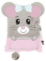 Opakowanie Pamiętnik A5 Włochacz  z kłódką 3D Mouse 96 k.