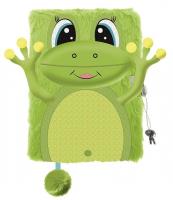 Opakowanie Pamiętnik A5 Włochacz z kłódką 3D My Little Friend Happy Frog 96 k.