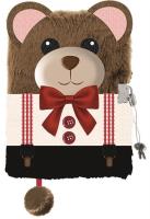 Opakowanie Pamiętnik A5 Włochacz z kłódką 3D My Little Friend Teddy Bear 96 k.