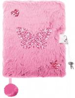 Opakowanie Pamiętnik A5 Włochacz z kłódką My Little Friend Shiny Butterfly 96 k.