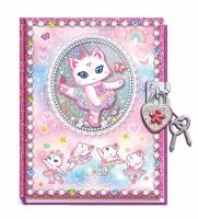 Opakowanie Pamiętnik na kłódkę Kot baletnica