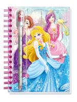 Opakowanie Pamiętnik na spirali z długopisem i akcesoriami Księżniczki