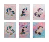 Pamiętnik pluszowy z Jednorożcem MIX. Wydawca: SWEDE. SmakLiter.pl Opakowanie Pamiętnik pluszowy z Jednorożcem MIX