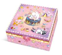 Opakowanie Pamiętnik z akcesoriami w pudełku z półkami Kotek