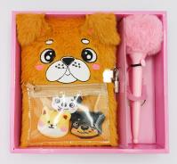 Pamiętnik z długopisem Piesek STnux. Wydawca: Stnux. SmakLiter.pl Opakowanie Pamiętnik z długopisem Piesek STnux