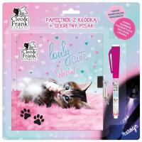 Opakowanie Pamiętnik z kłódką + sekretny pisak Cleo i Frank