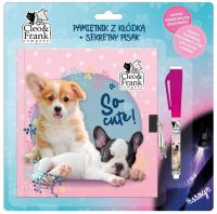 Opakowanie Pamiętnik z kłódką + sekretny pisak Cleo i Frank