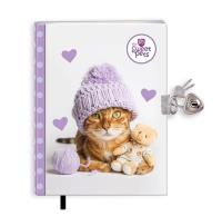 Opakowanie Pamiętnik z zakładką i kłódką The sweet pets Kot