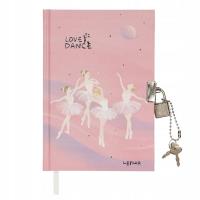 Opakowanie Pamiętnik zamykany na kłódkę 112K Baletnice