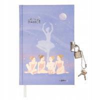 Opakowanie Pamiętnik zamykany na kłódkę 112K Baletnice