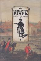 Pamiętniki / Pasek Jan Chryzostom. Autor: Jan Chryzostom Pasek. SmakLiter.pl Okładka książki Pamiętniki / Pasek Jan Chryzostom