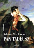 Pan Tadeusz. Autor: Adam Mickiewicz. SmakLiter.pl Okładka książki Pan Tadeusz