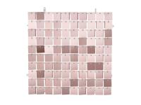 Opakowanie Panel cekinowy kwadraty różowe złoto 30x30cm